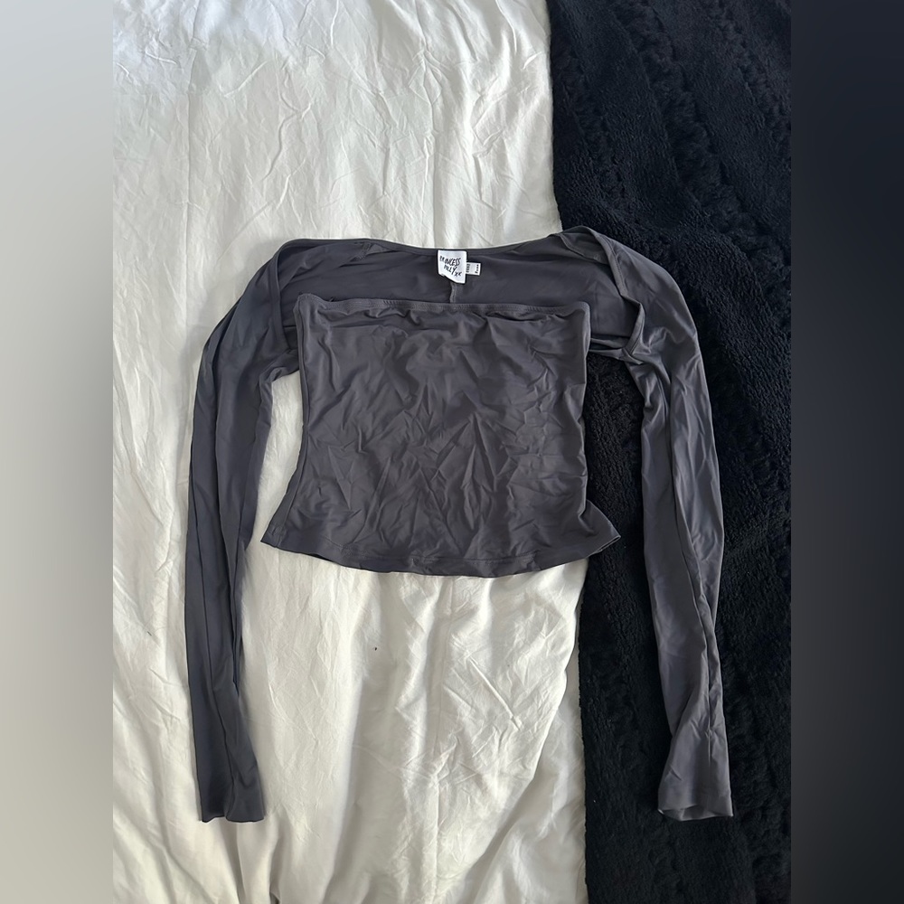 Princess Polly Two Piece Tube Top With Sleeves